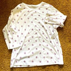 New with tags 3/4 shirt